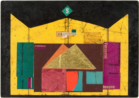 Bühnenaufbau mit farbigen Flächen (Werner Schmidt gewidmet)