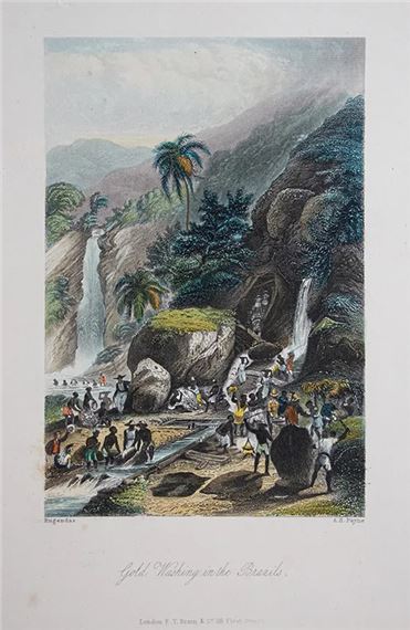 Gold Washing in the Brazils by Johann Moritz Rugendas