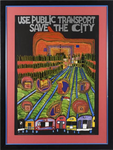 Friedensreich Hundertwasser | Use Public Transport Save The City (1989) |