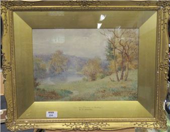 Landscape on the Thames near Reading - E. H. Haarten