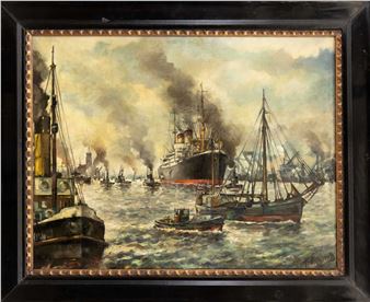 Hamburg harbour - F. Huppers