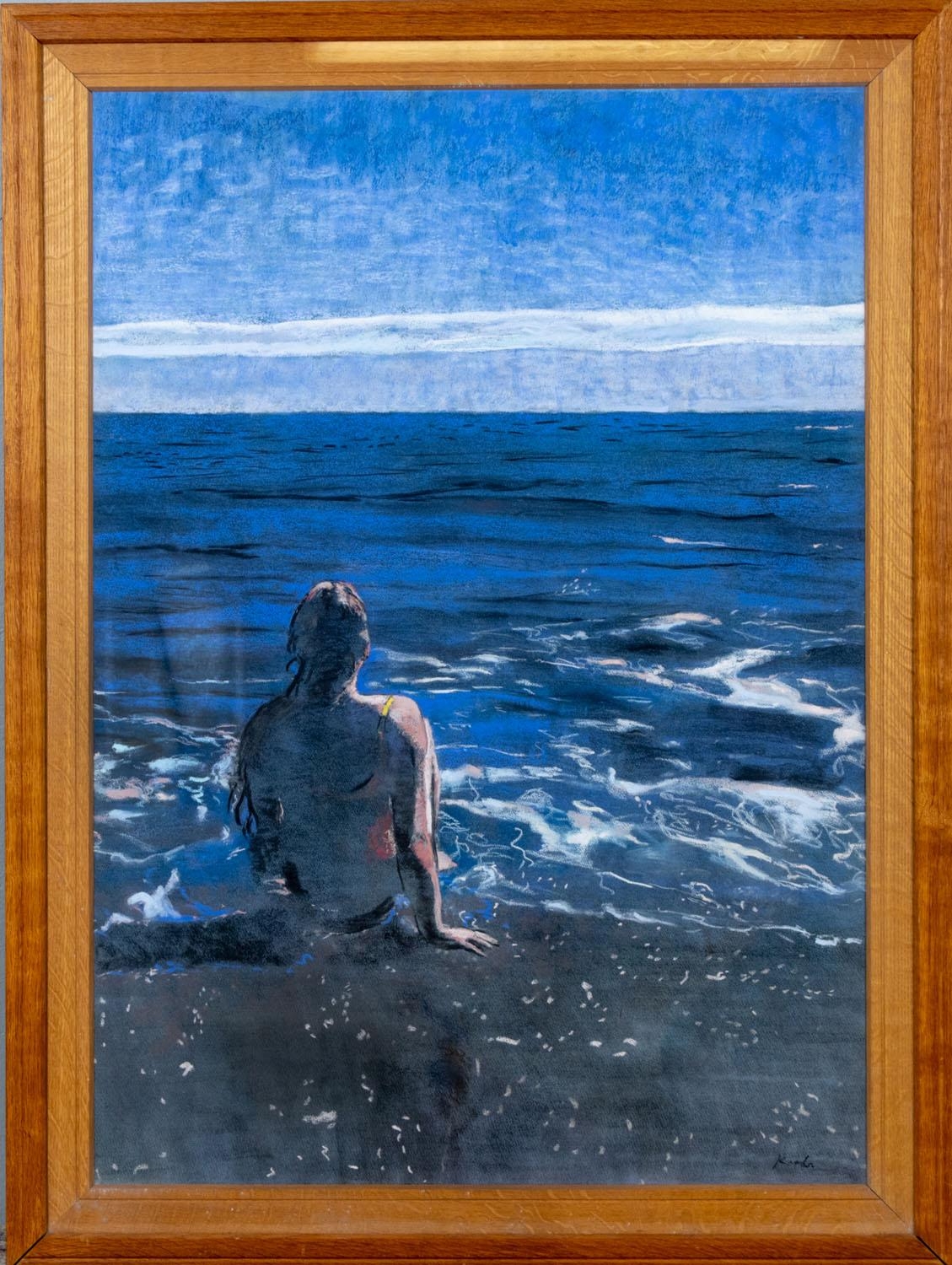 Artwork by Henry Korda, Thorpeness III, Made of pastel on paper