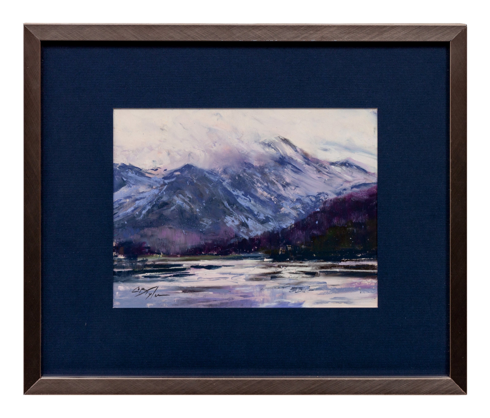 Clive R. Tyler | Purple Mist at Jackson Lake (2014) | MutualArt