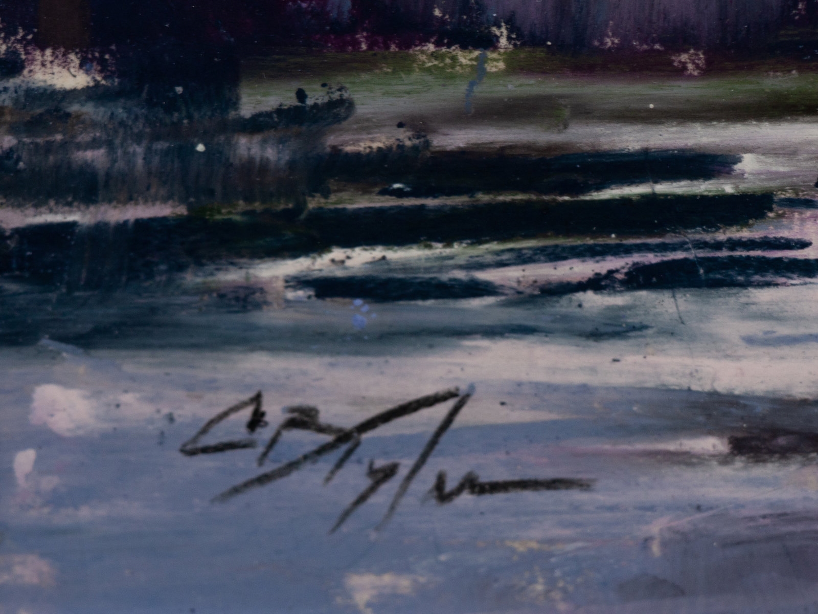 Clive R. Tyler | Purple Mist at Jackson Lake (2014) | MutualArt