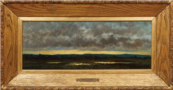 Sunset After Rain, Bernardsville, N.J. - Augustus Maurice‏ Friedlander