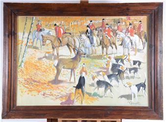 "L'hallali du cerf" - Gabriel Chefson