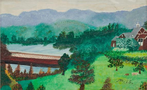 Long Bridge by Grandma Moses, 1954