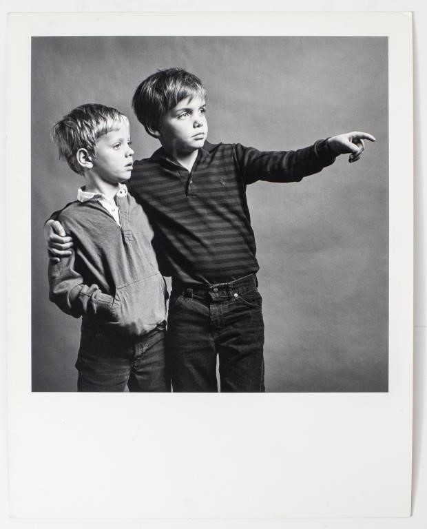 Children in fashion campaign by Robert Mapplethorpe
