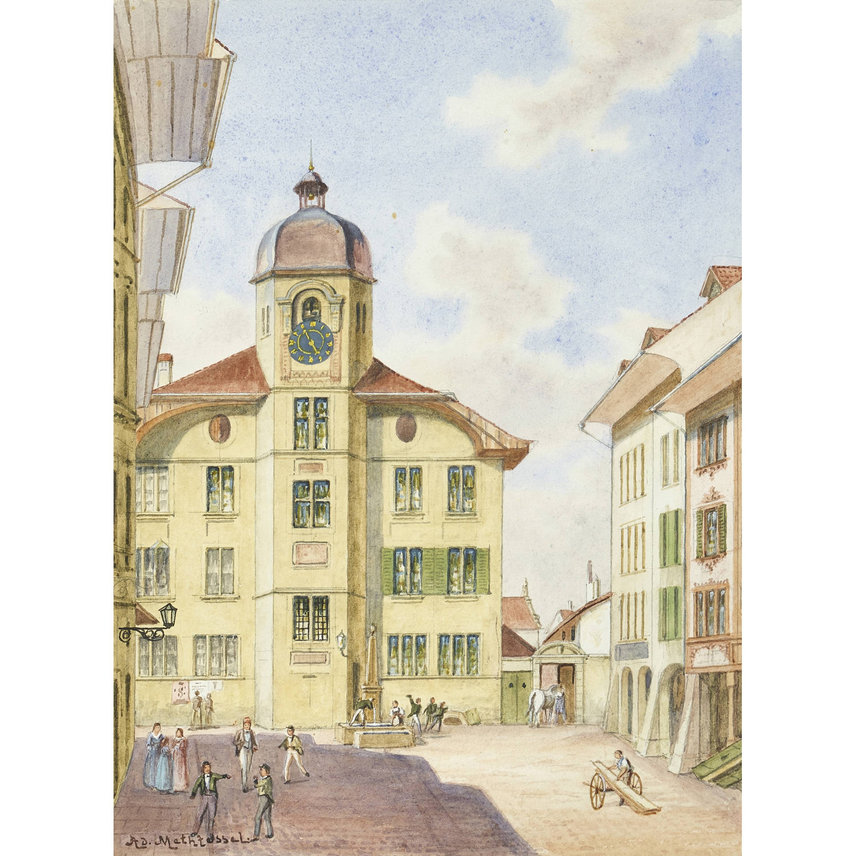 Die Lateinschule in Bern by Adolfo Methfessel