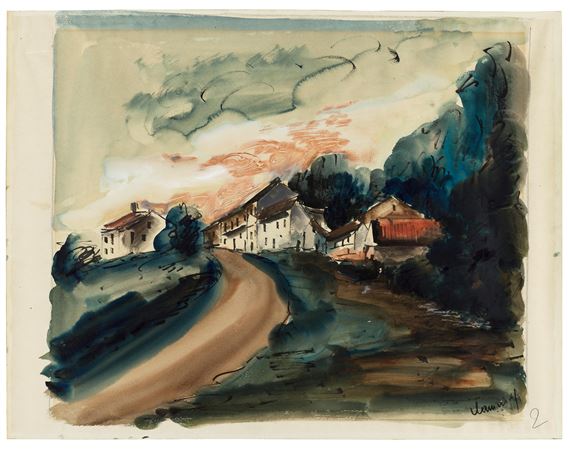 Village by Maurice de Vlaminck, Executed circa 1920