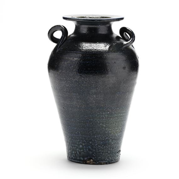 Twist Handle Vase by Auman Pottery, 1920s