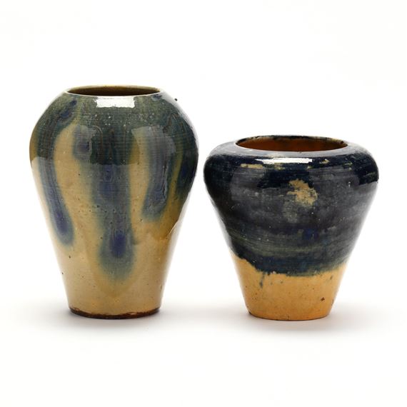 Two Vases by Auman Pottery, 1930s