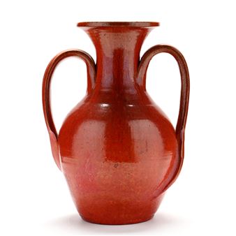 Chrome Red Vase - Jack Kiser