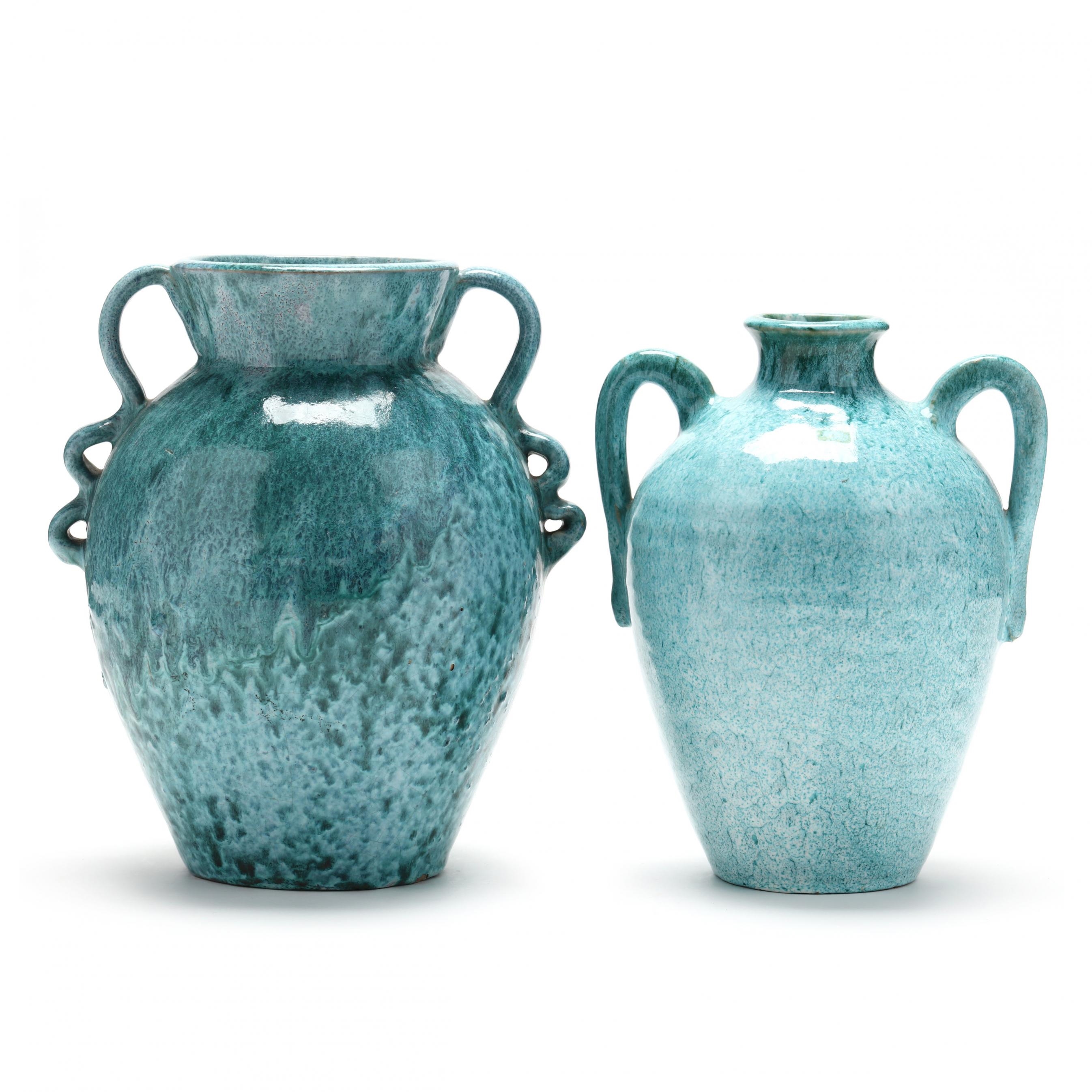 Cole Pottery | Two Handled Vases | MutualArt