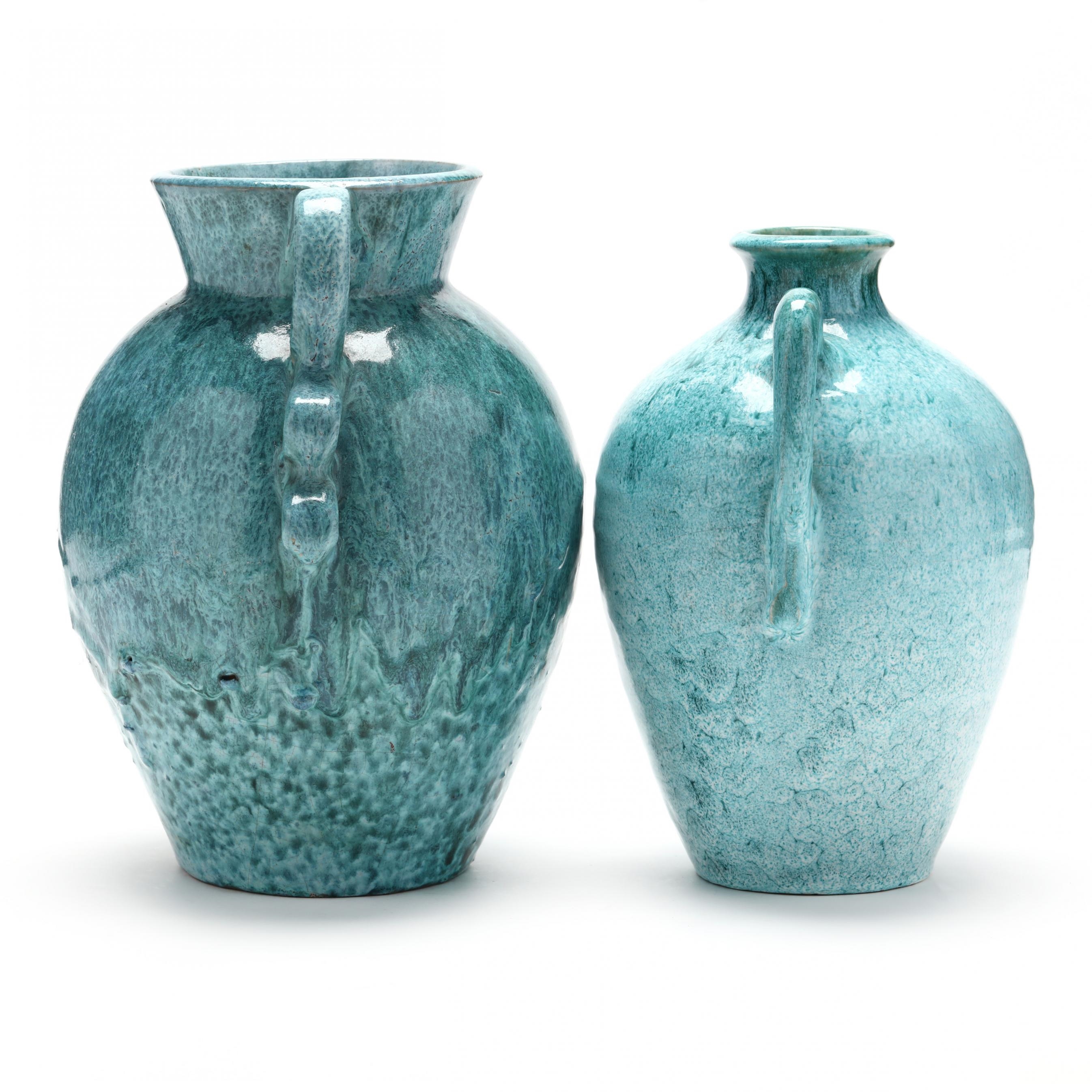 Cole Pottery | Two Handled Vases | MutualArt
