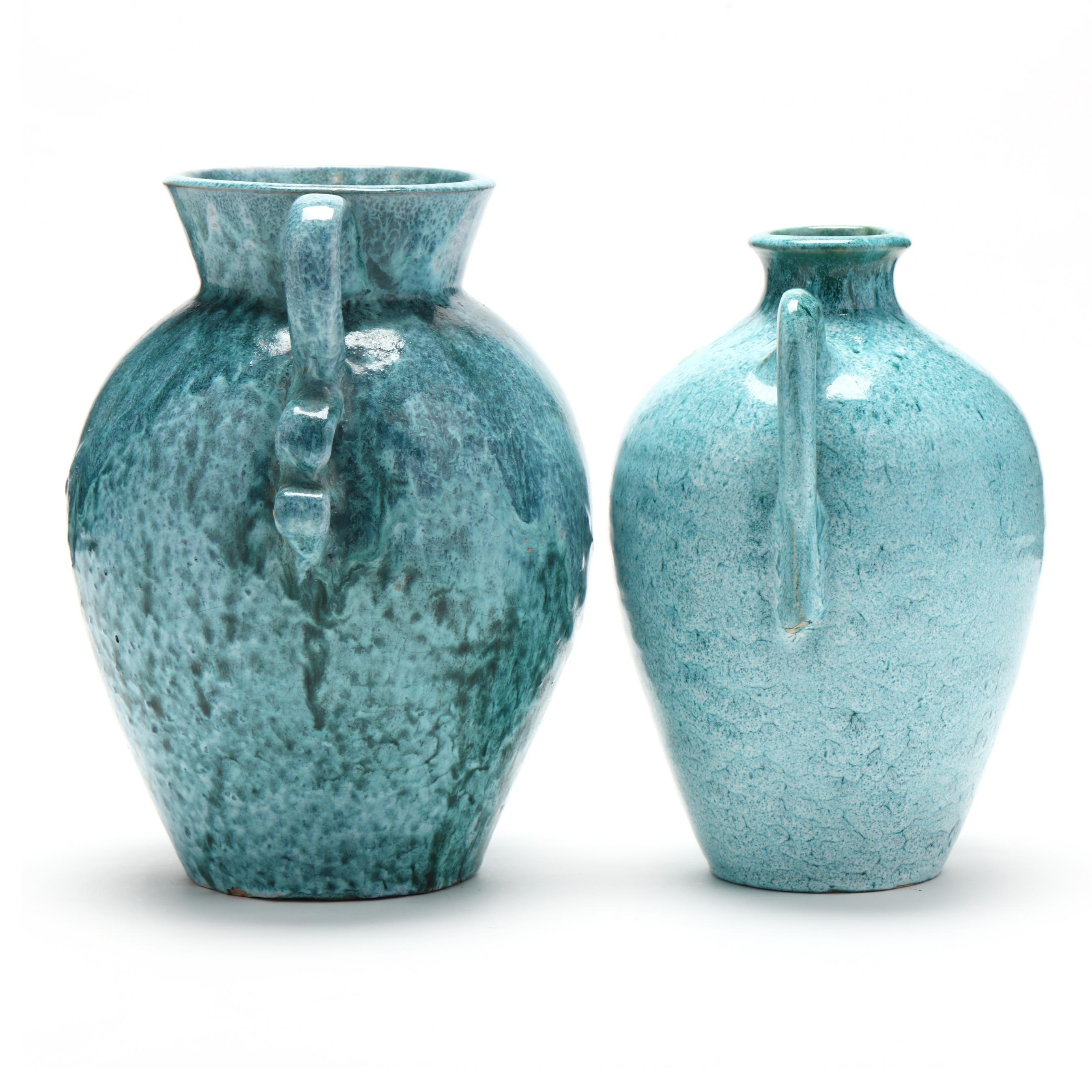 Cole Pottery | Two Handled Vases | MutualArt