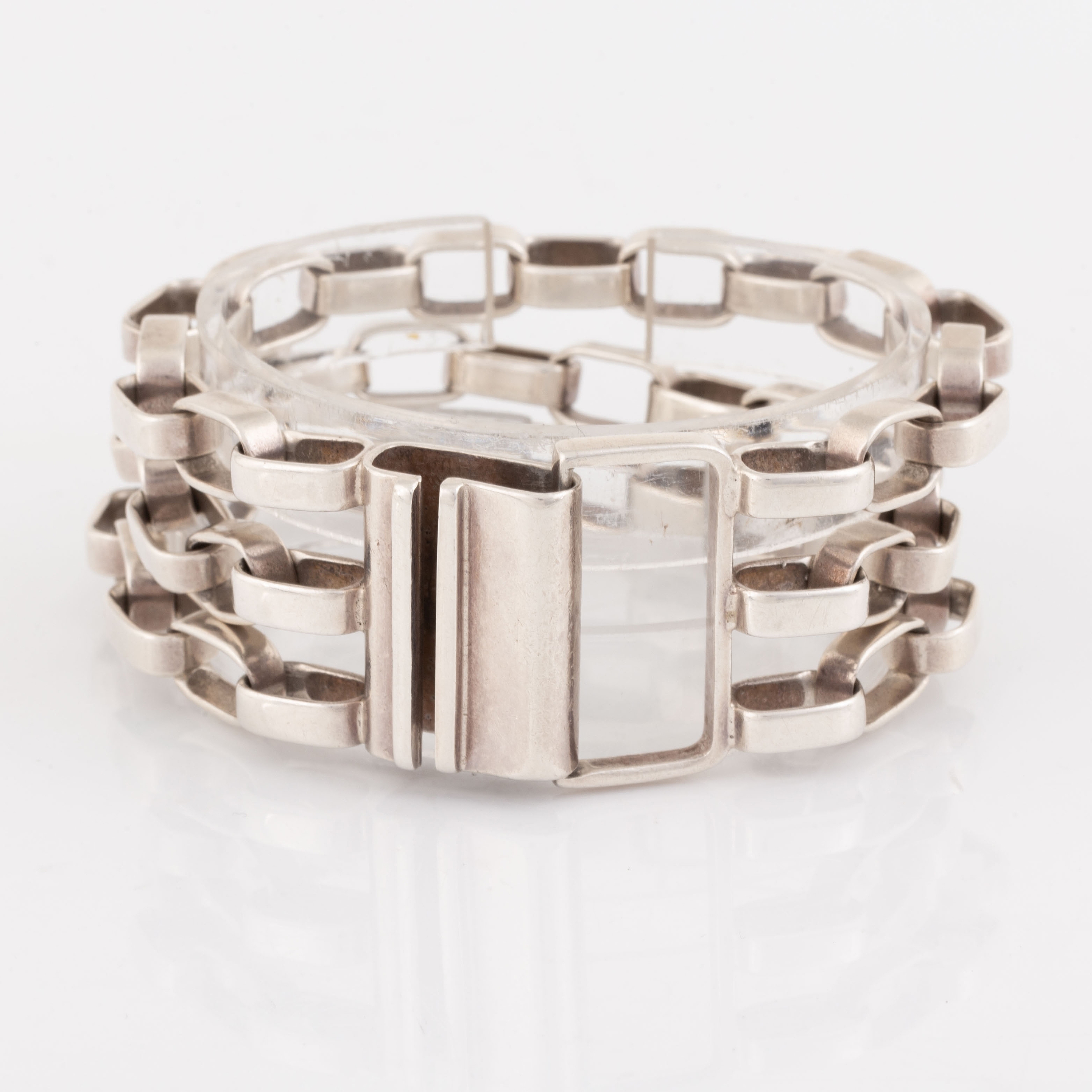 Artwork by Sven Erik Högberg, A Sven Erik Högberg silver bracelet, Made of silver