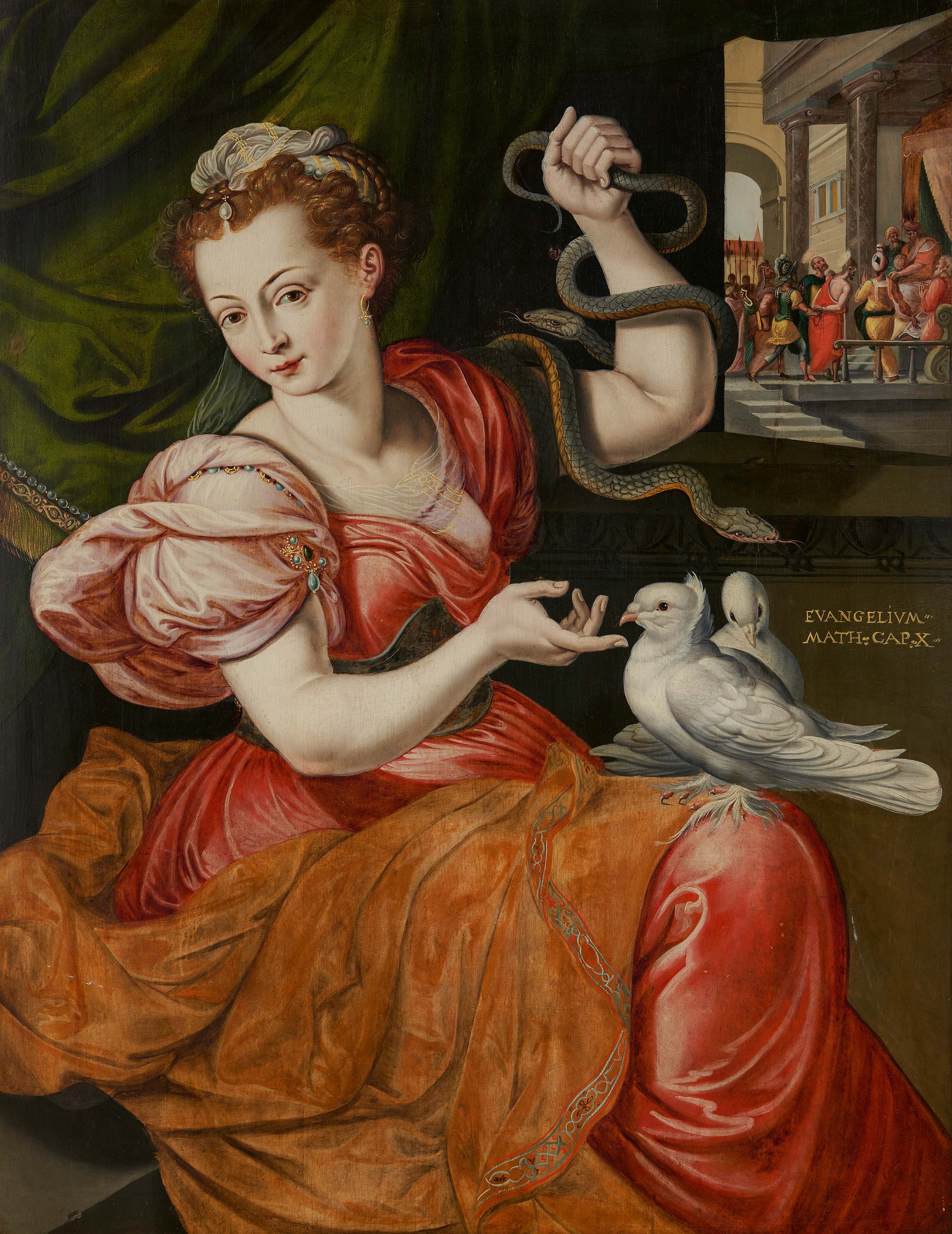 Allegory of Innocence and Prudence. by Frans Floris