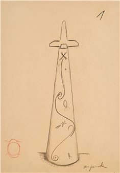 A.R. Penck | Der Schritt a yx2 3 (1990s) | MutualArt