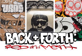 Back and Forth: Red and Meth. Ceramic and Graffiti featuring Roberto Lugo - Wexler Gallery, Philadelphia