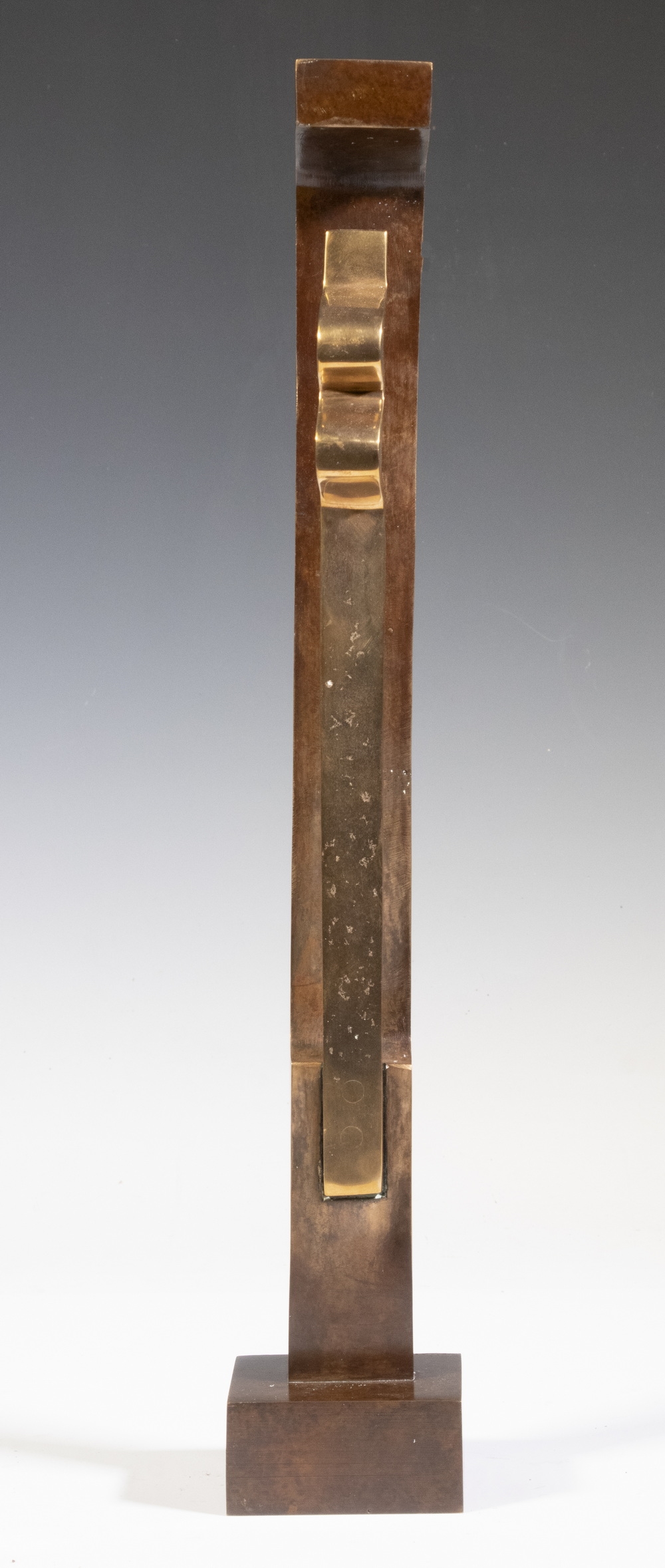 Artwork by Hanna Stiebel, Man and Woman, Made of bronze with gilt bronze