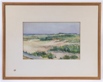 Distant Great South Bay - Isabelle S. Wengenroth