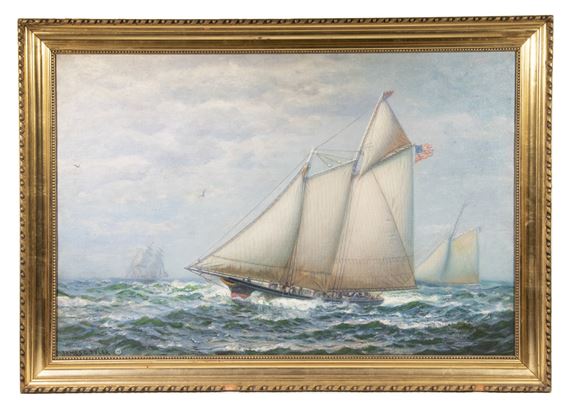 The Yacht "America" by James Gale Tyler