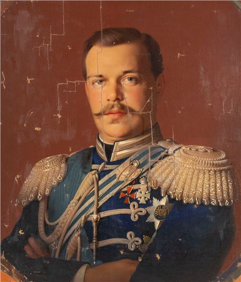PORTRAIT OF THE RUSSIAN TSAR ALEXANDER III - Sergei Konstantinowitsch Sarjanko