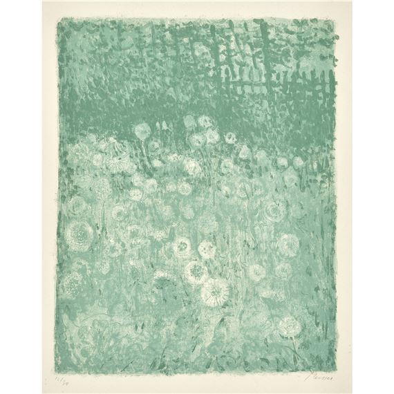 Pusteblumen im Garten by Leonhard Meisser