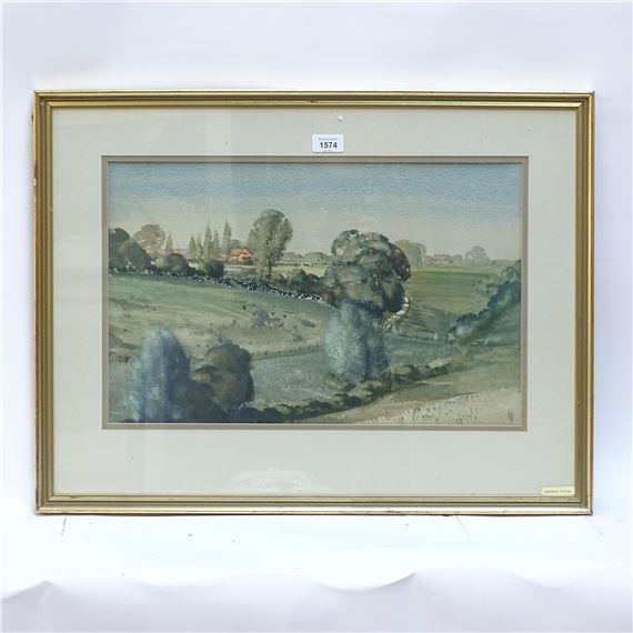 farm landscape Wittersham by Laurence Henry Forster Irving