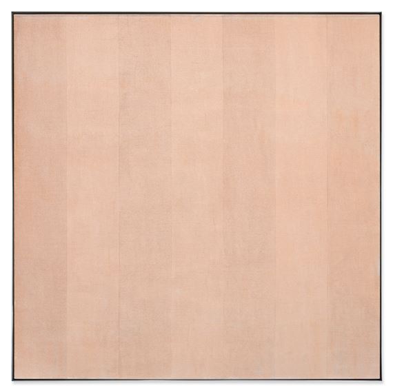 Untitled #13 by Agnes Martin, dated 2002