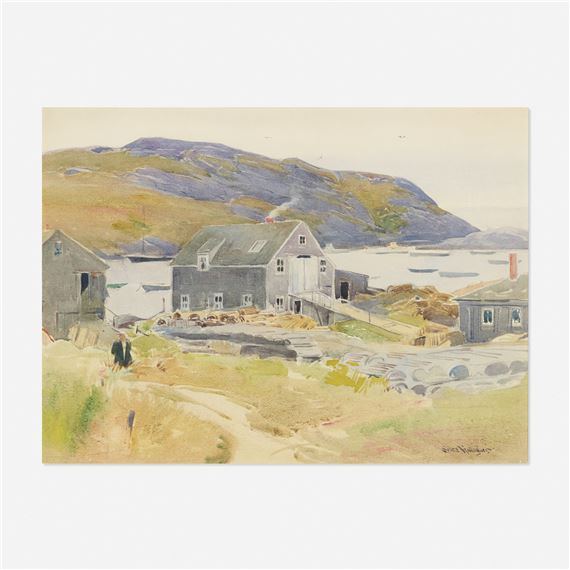 Lobster Shack, Monhegan, Maine by Sears Gallagher, 1869–1955