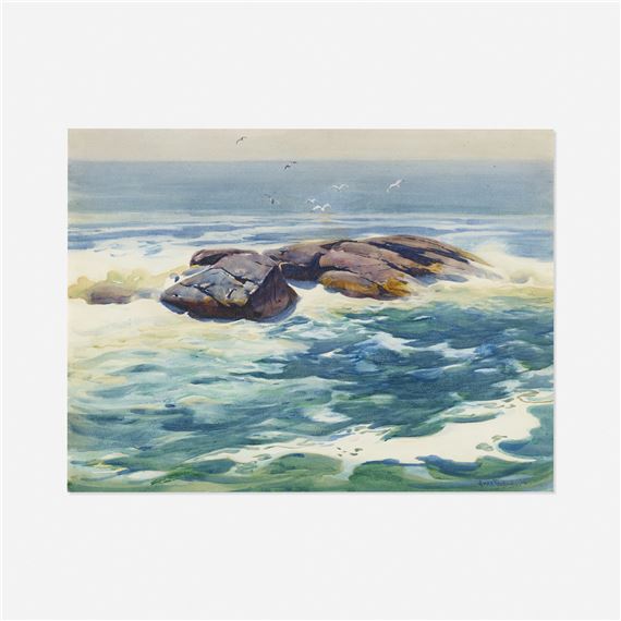 Norton's Ledge, Monhegan by Sears Gallagher, 1869–1955