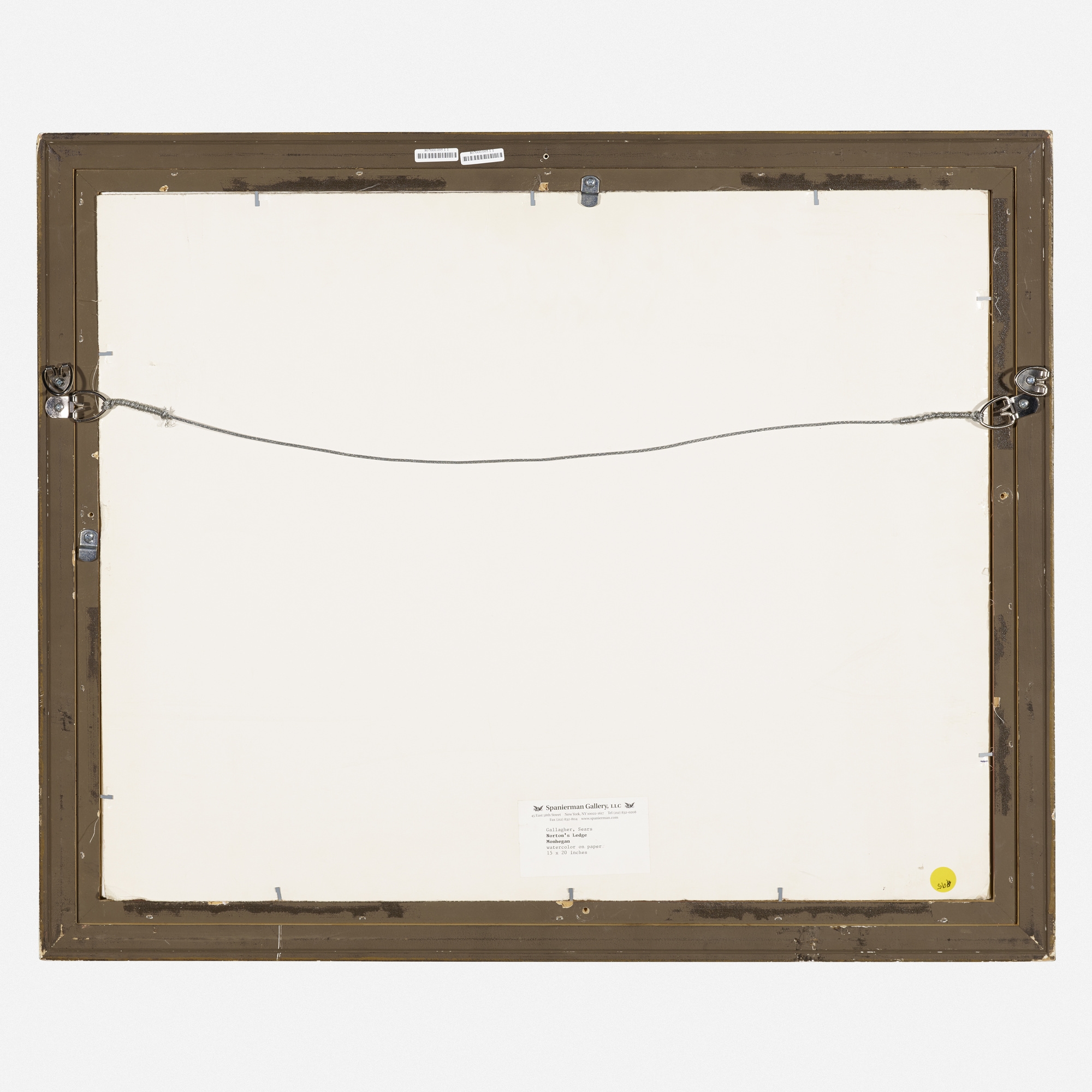 Artwork by Sears Gallagher, Norton's Ledge, Monhegan, Made of watercolor on paper