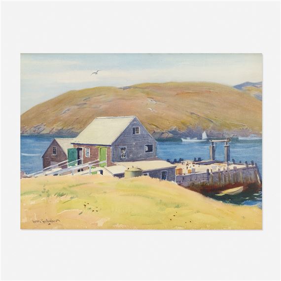 Monhegan Fisherman's Shack by Sears Gallagher, 1869–1955