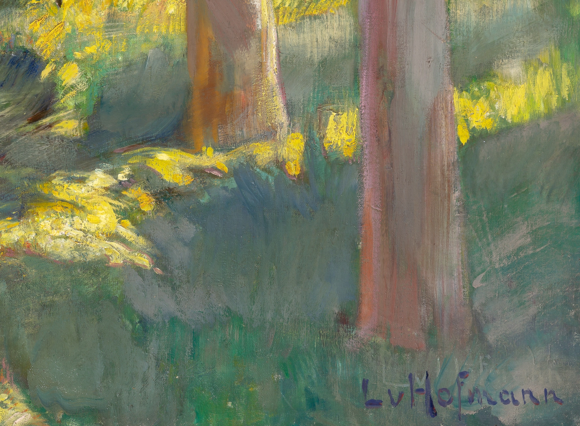 Artwork by Ludwig von Hofmann, Urmenschen (Primitive Man), Made of Oil on canvas