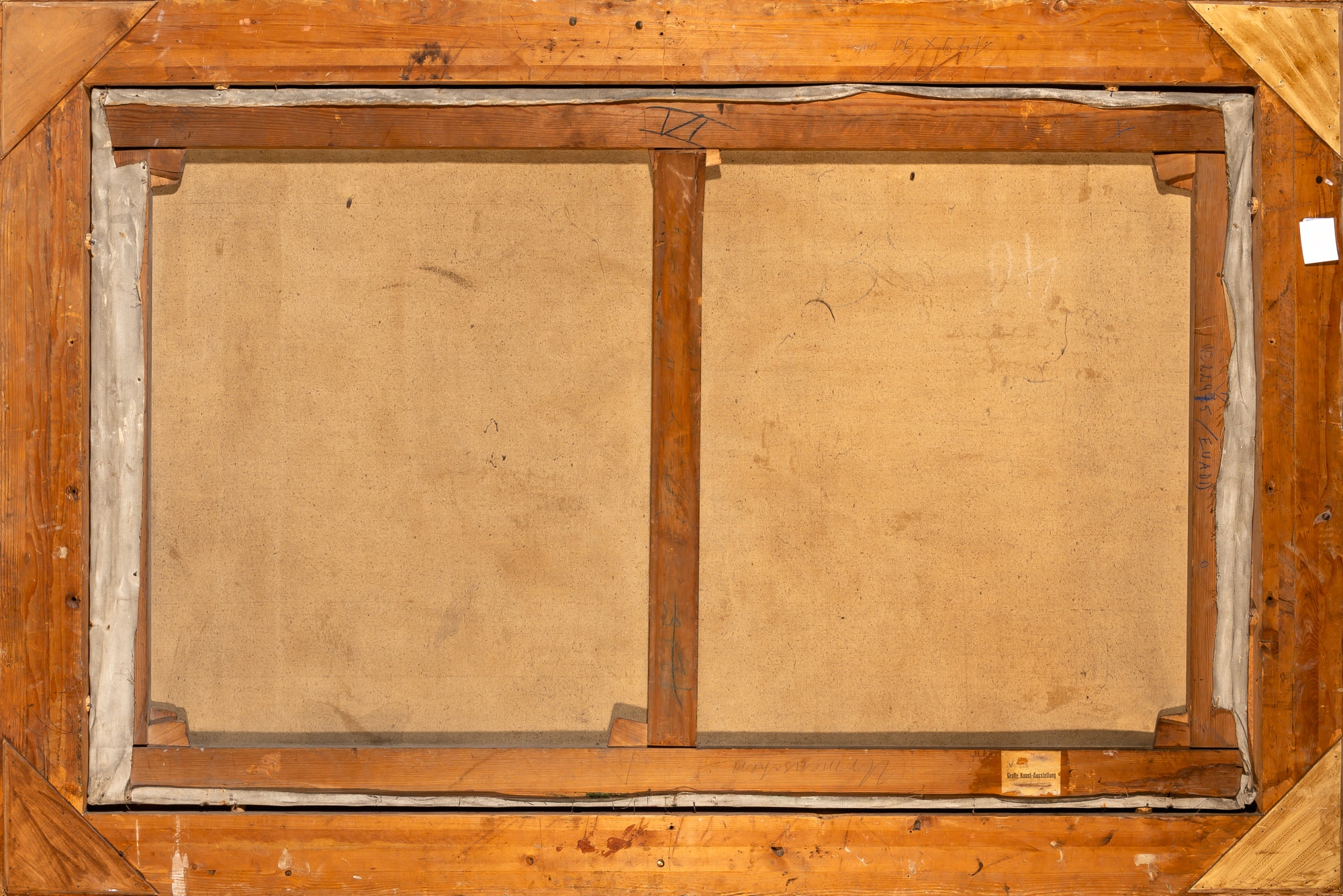 Artwork by Ludwig von Hofmann, Urmenschen (Primitive Man), Made of Oil on canvas