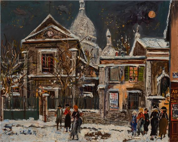 Maurice Utrillo | CHÂTEAU DE SAINTINES, OISE (1925) | MutualArt