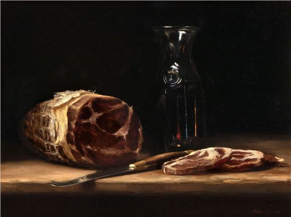 Salami and Chianti by Sarah Lamb, 2007