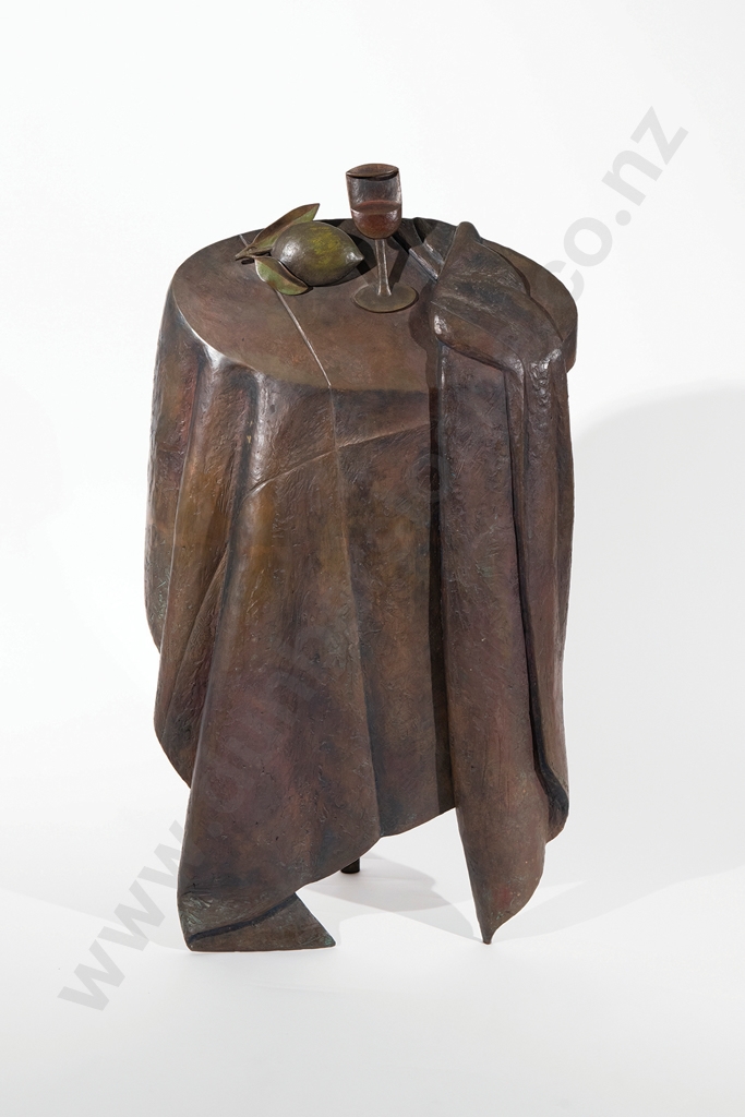 Terry Stringer Table with Glass MutualArt