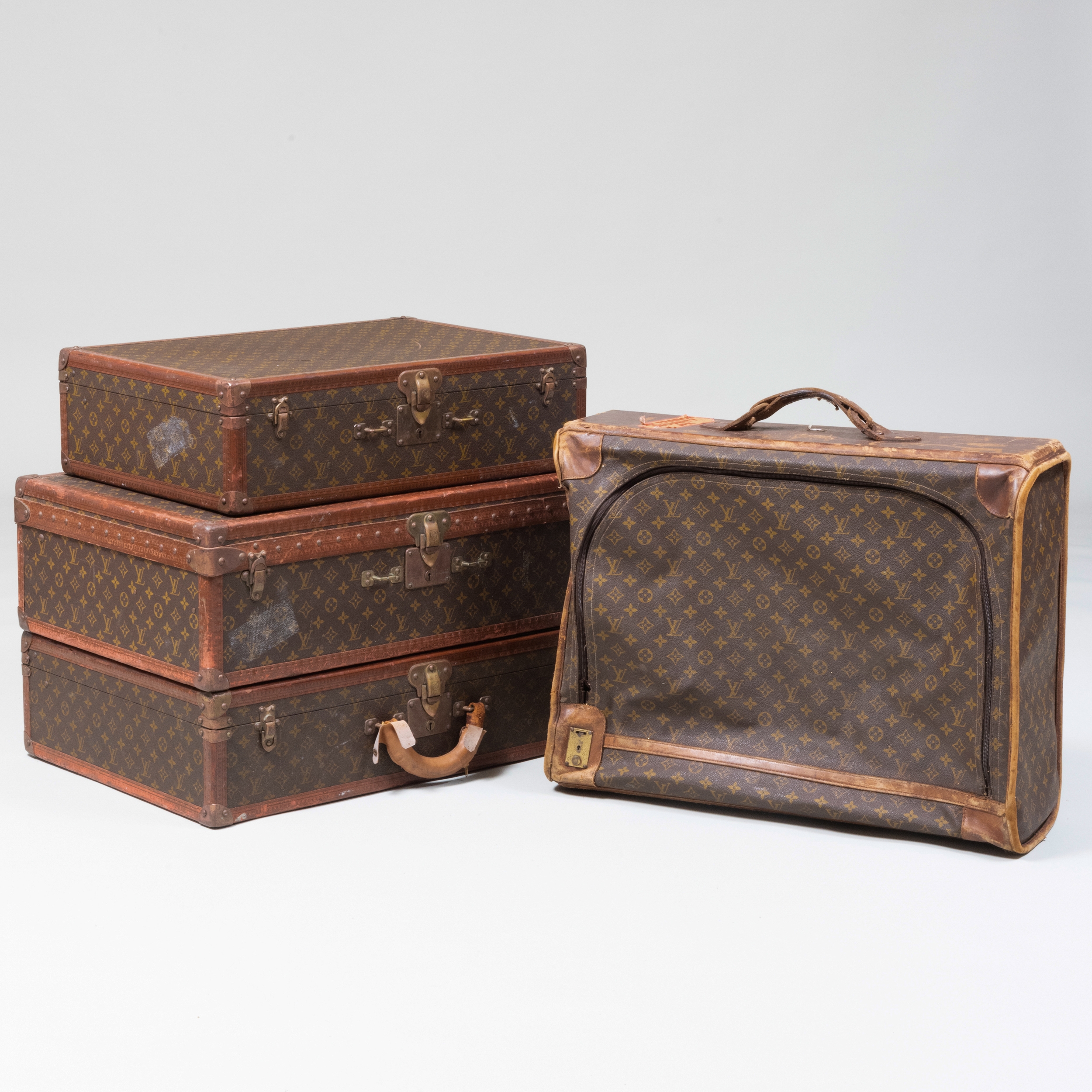 Lot - Vintage Louis Vuitton Hard-Shell Suitcases
