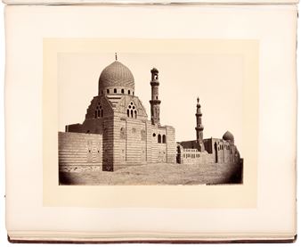 Folio volume of large format photographs of Egypt, Palestine, Greece and Constantinople, circa. - Félix Bonfils