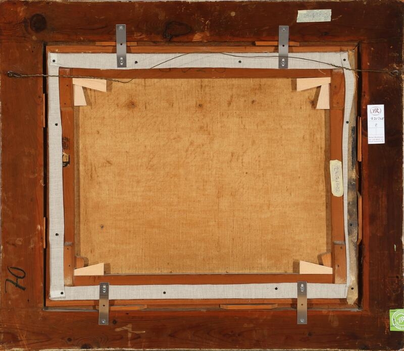 Erik Ludvig Henningsen | Summer evening outside the inn (1919) | MutualArt