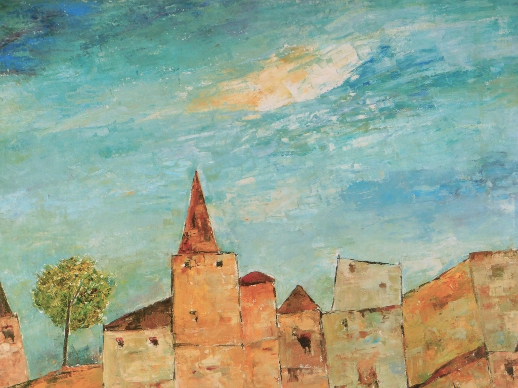 Ram Kumar | Abstract Architectural Painting | MutualArt