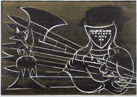 Bauer by HAP  Grieshaber, 1975