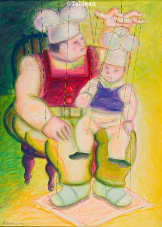 Ventríloco by Helenos Silva, 1992