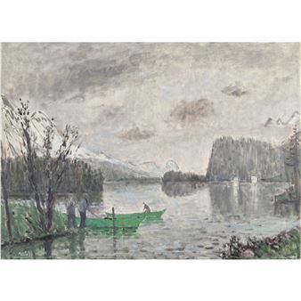 Fischer am See - Leonhard Meisser