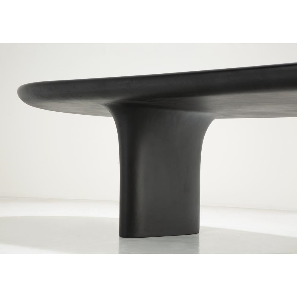 Artwork by Choi Byung Hoon, Afterimage 09-332, Made of black lacquered oak