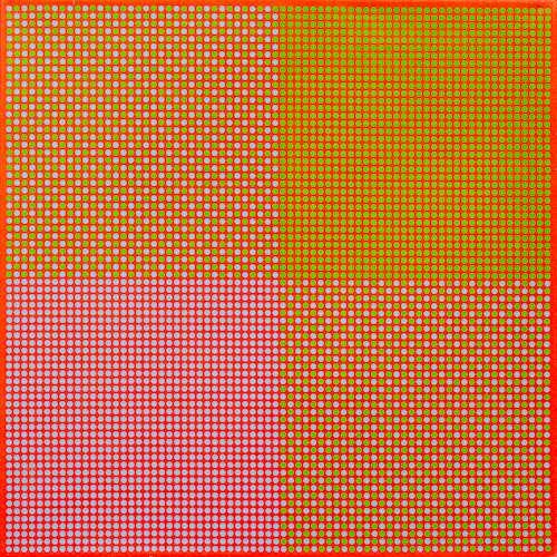 Artwork by Kuno Gonschior, Untitled, Made of colour on canvas