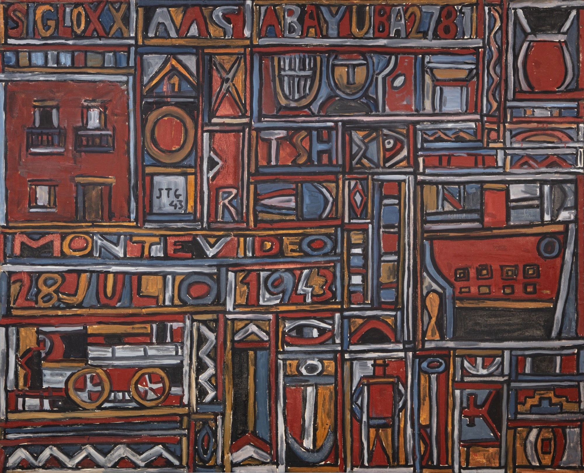 Joaquín Torres García | Composición constructiva de estructura ...